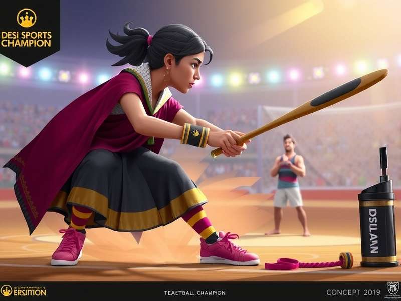 Concept art for upcoming Desi Sports Champion VR mode